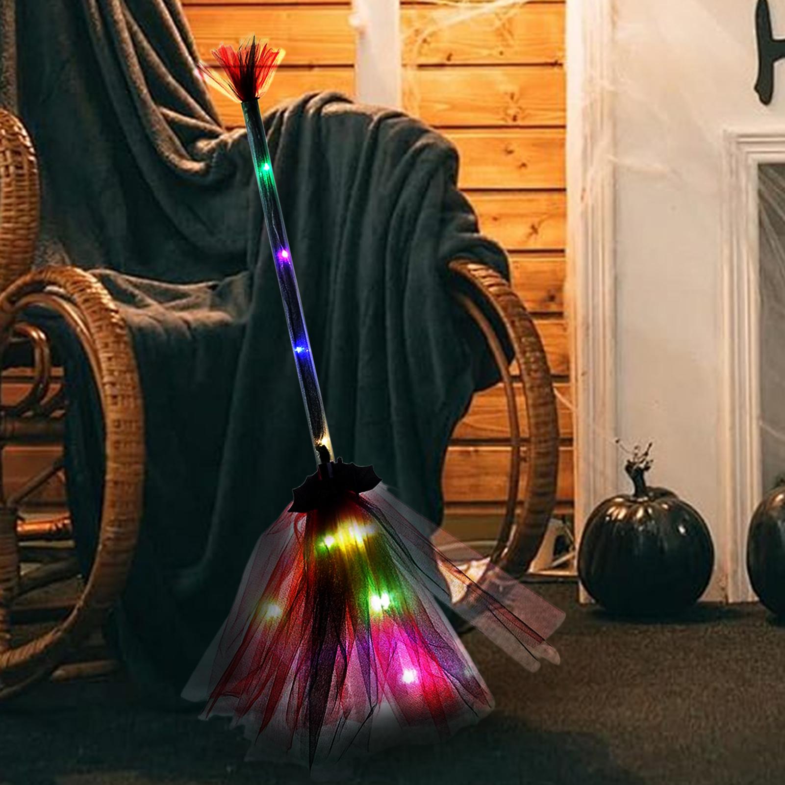 Witch Broom Battery Powered Fu - Kids Outdoor Broom review and price