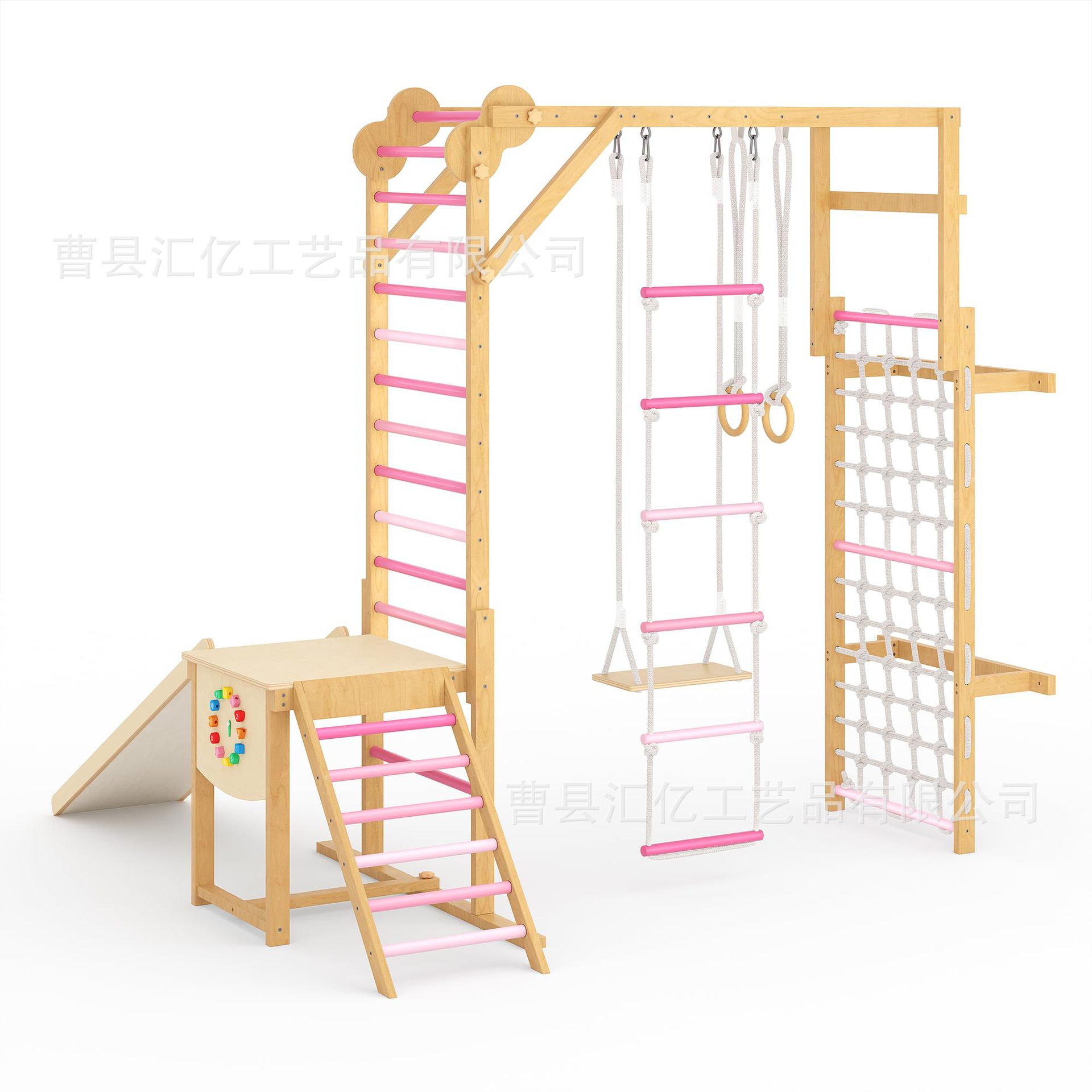 Indoor Solid Wood Kids Physica - Kids Outdoor Climbing Frame review and price