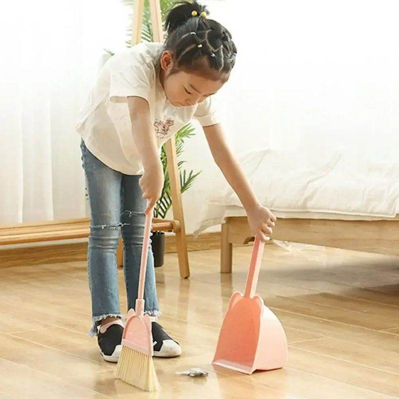 Mini Children Broom and Dustpa - Kids Outdoor Broom review and price