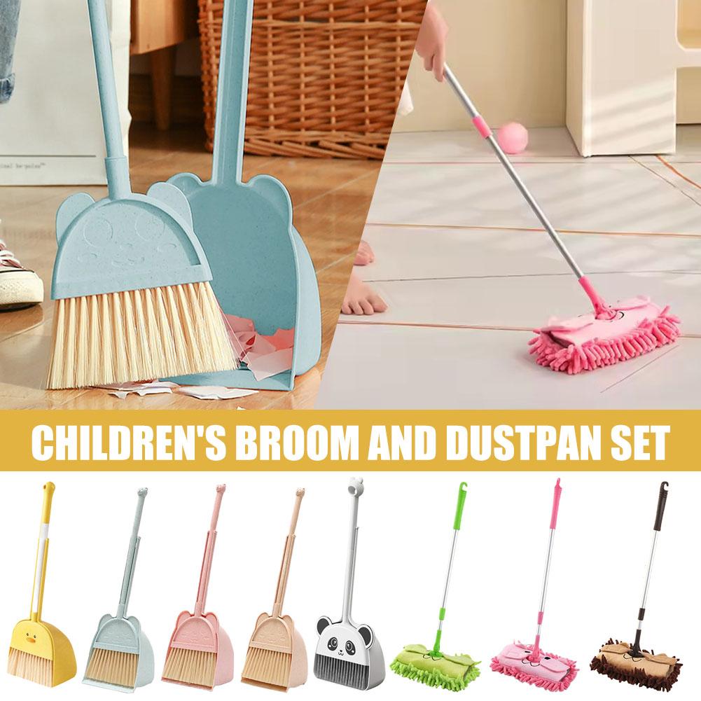 Mini Children Broom and Dustpa - Kids Outdoor Broom review and price