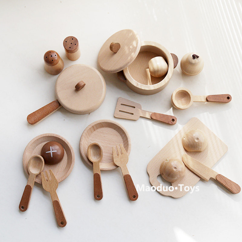 Maoduo Toys Beech Wooden Kids  - Kids Outdoor Kitchen Accessories review and price