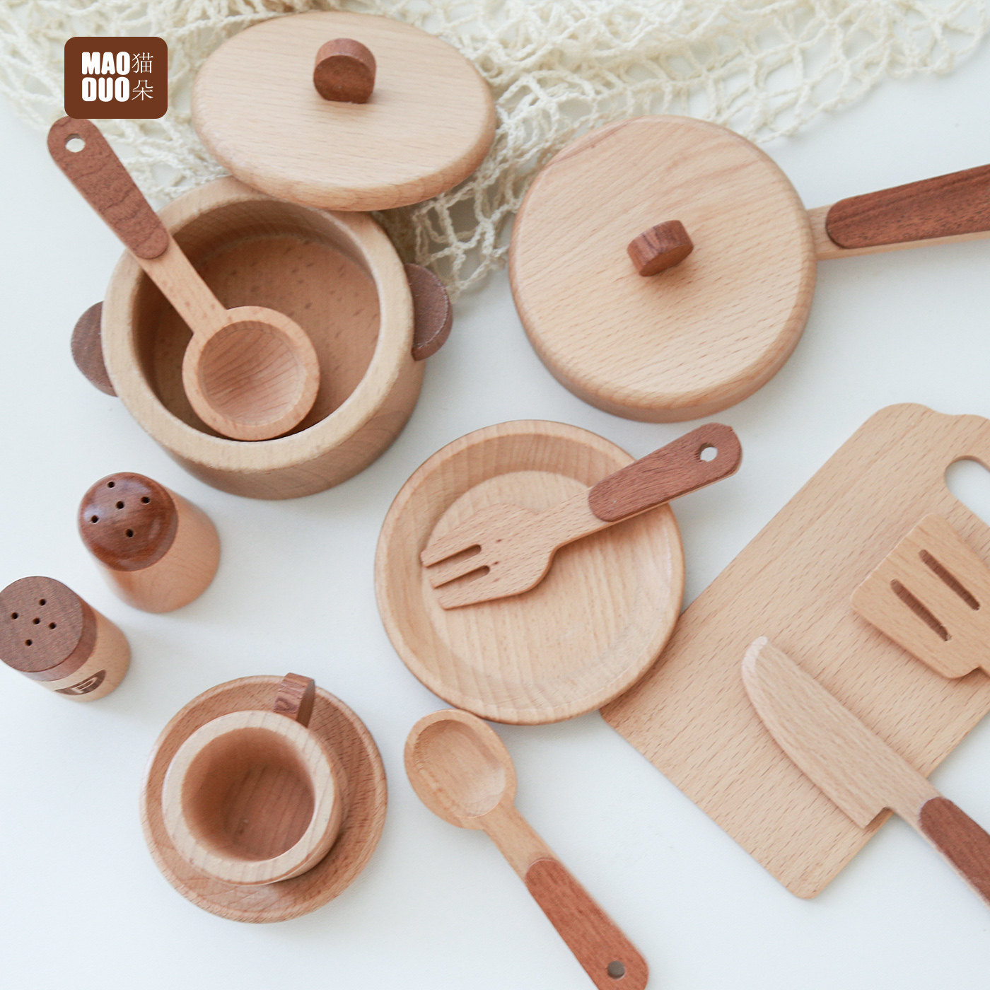 Maoduo Toys Beech Wooden Kids  - Kids Outdoor Kitchen Accessories review and price