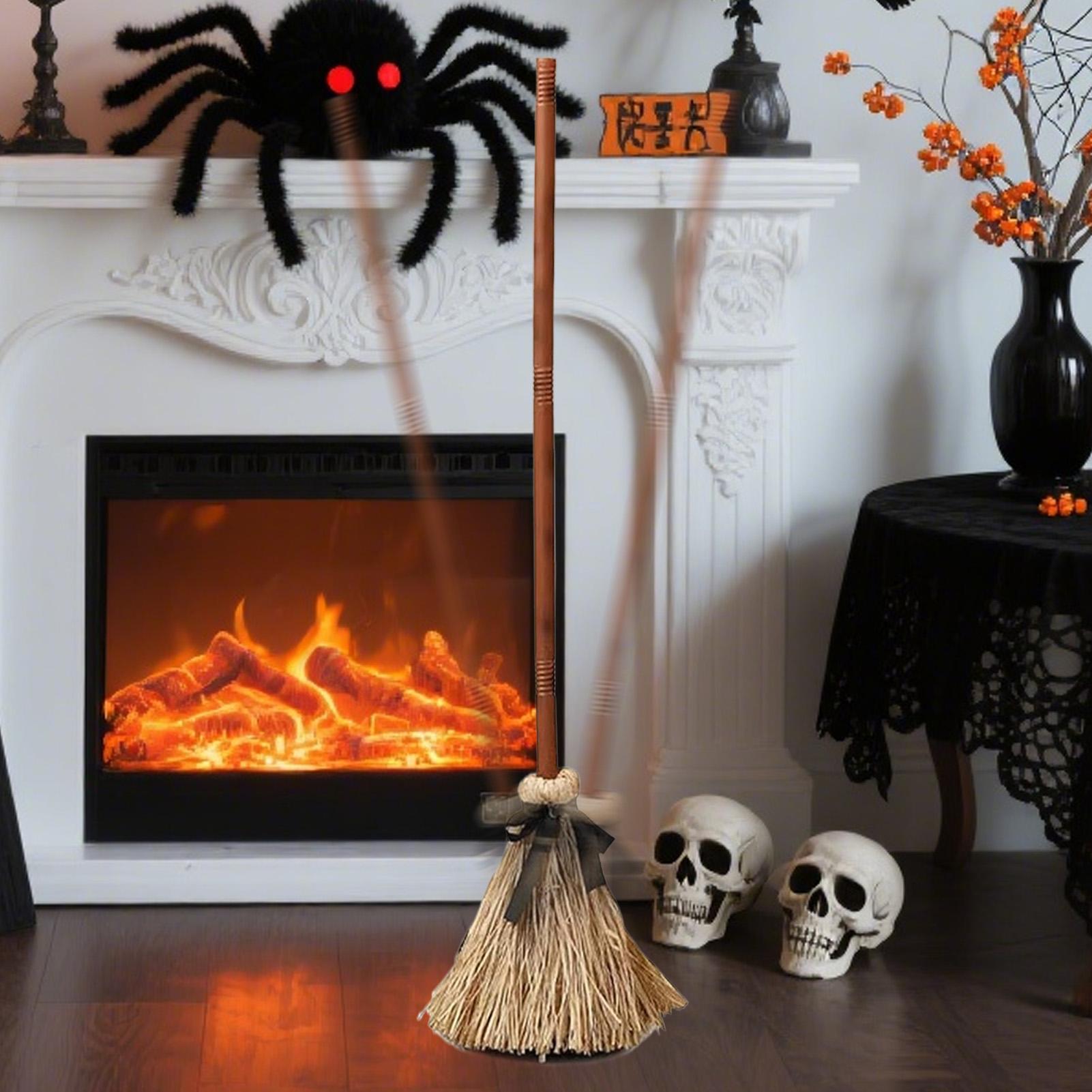 Witch Broom Battery Powered Fu - Kids Outdoor Broom review and price