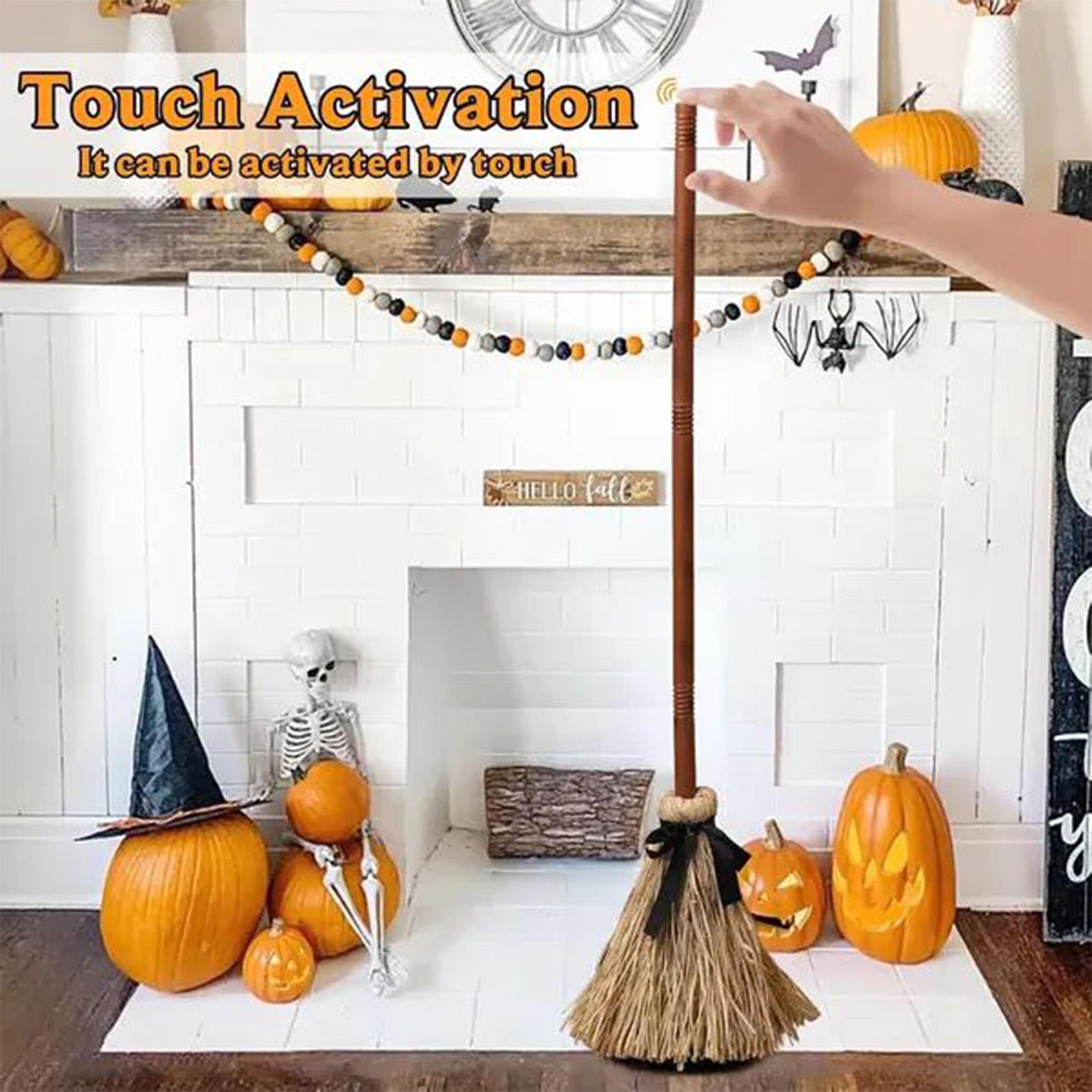 Witch Broom Battery Powered Fu - Kids Outdoor Broom review and price