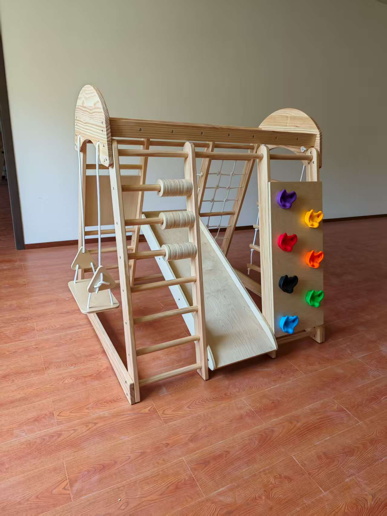 Wooden Kids Climbing Frame Lad - Kids Outdoor Climbing Frame review and price
