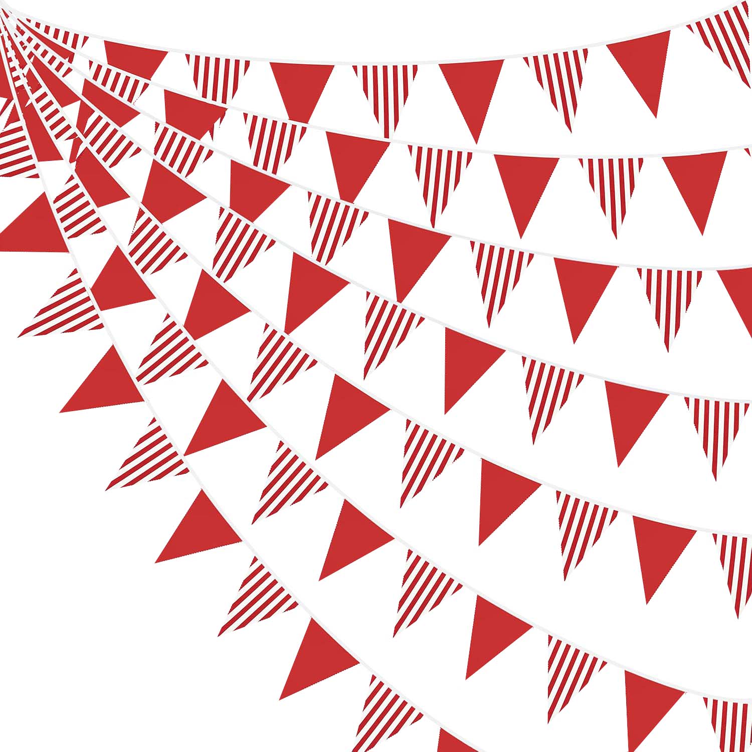 10M Red And White Triangle Fla - Q Kids Outdoor review and price