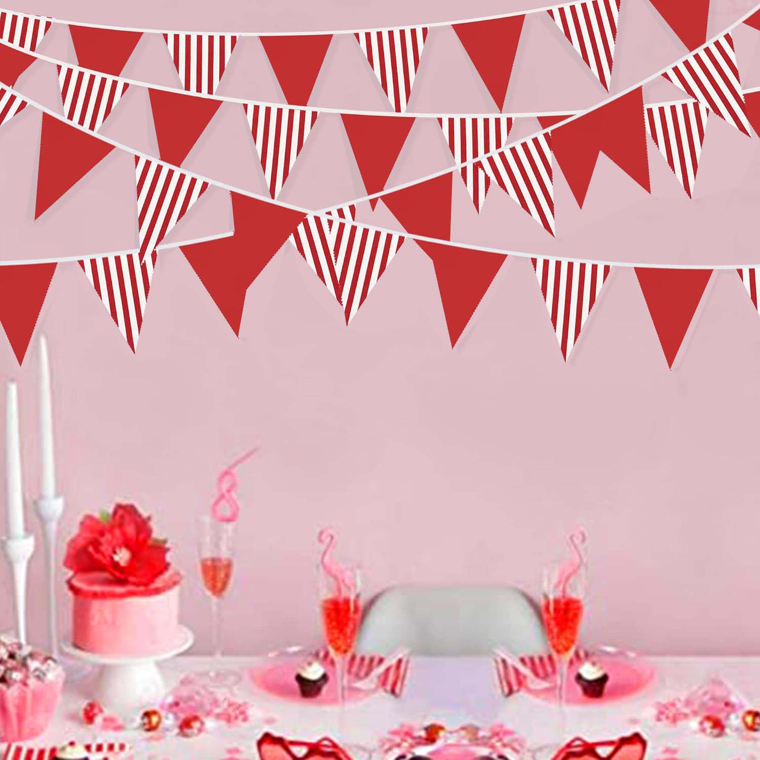 10M Red And White Triangle Fla - Q Kids Outdoor review and price
