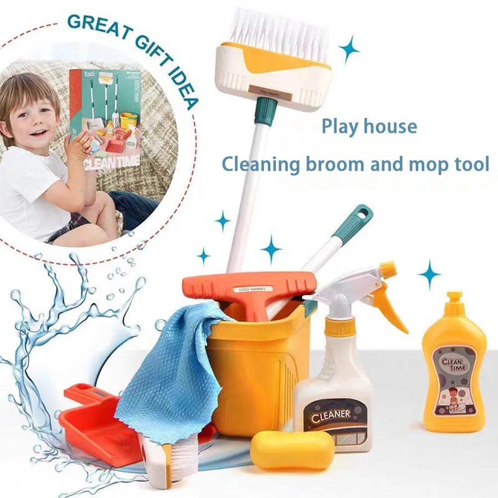 12pcs/set Kids Cleaning Set Ho - Kids Outdoor Broom review and price
