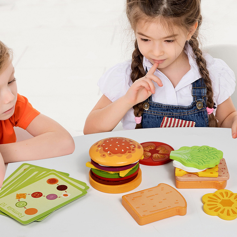 ·NewWooden Hamburg Sandwich St - Kids Outdoor Kitchen Accessories review and price