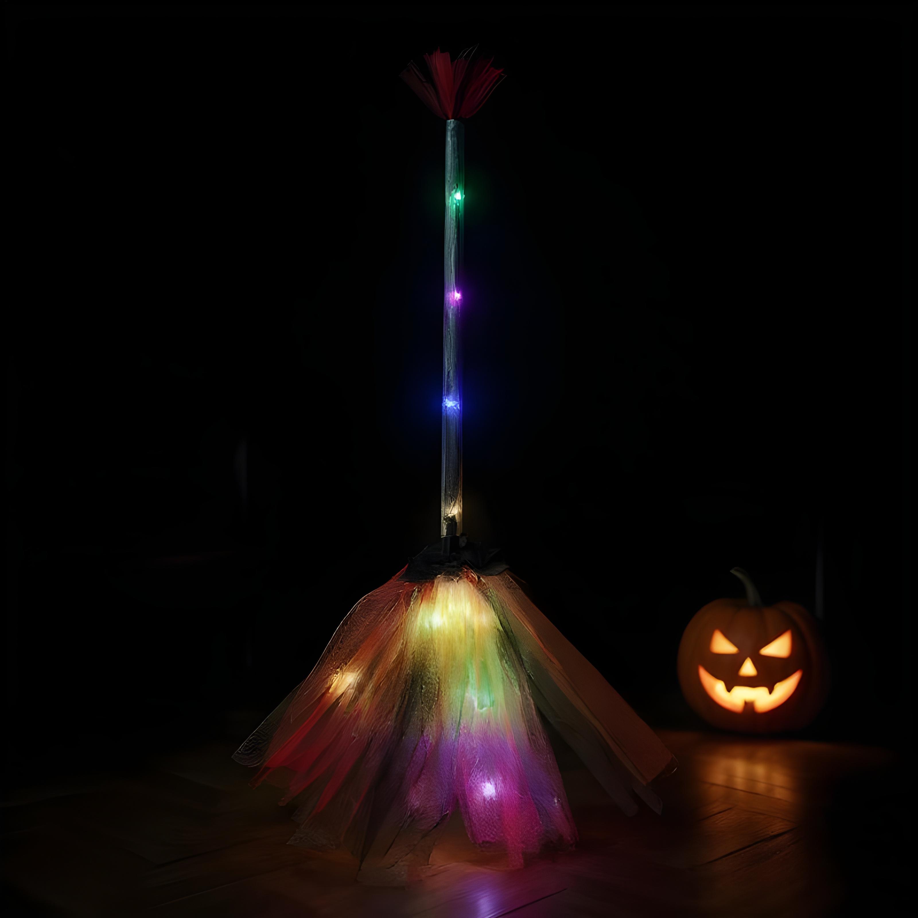 Witches Broom Mesh Battery Pow - Kids Outdoor Broom review and price