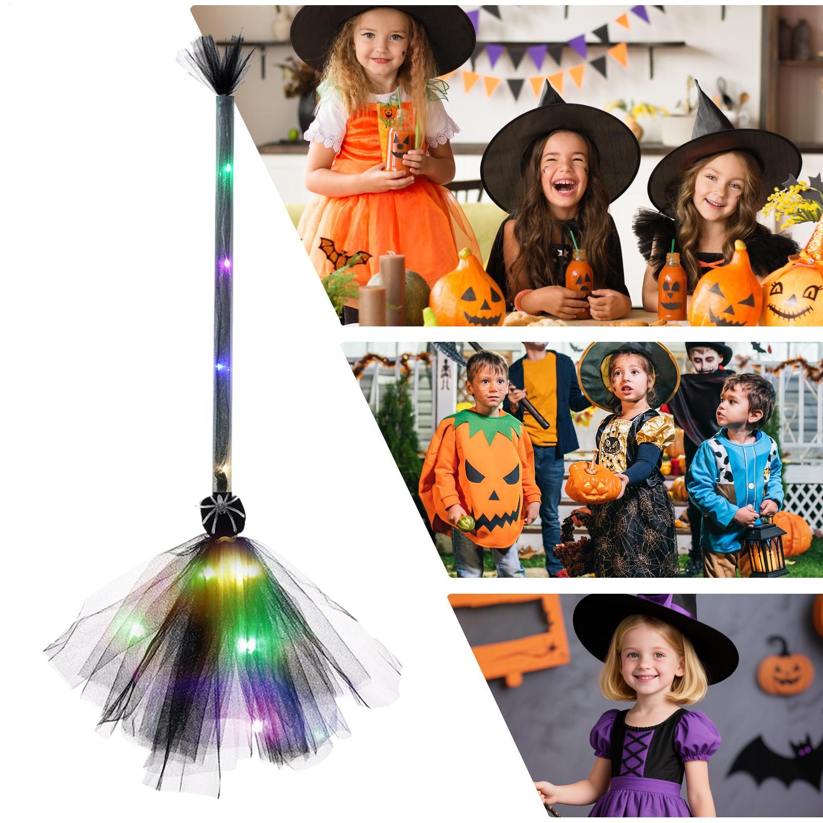 Witches Broom Mesh Battery Pow - Kids Outdoor Broom review and price