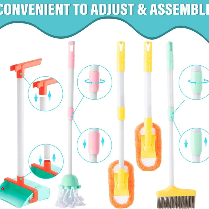 16pcs Kids Cleaning Set - Home - Kids Outdoor Broom review and price