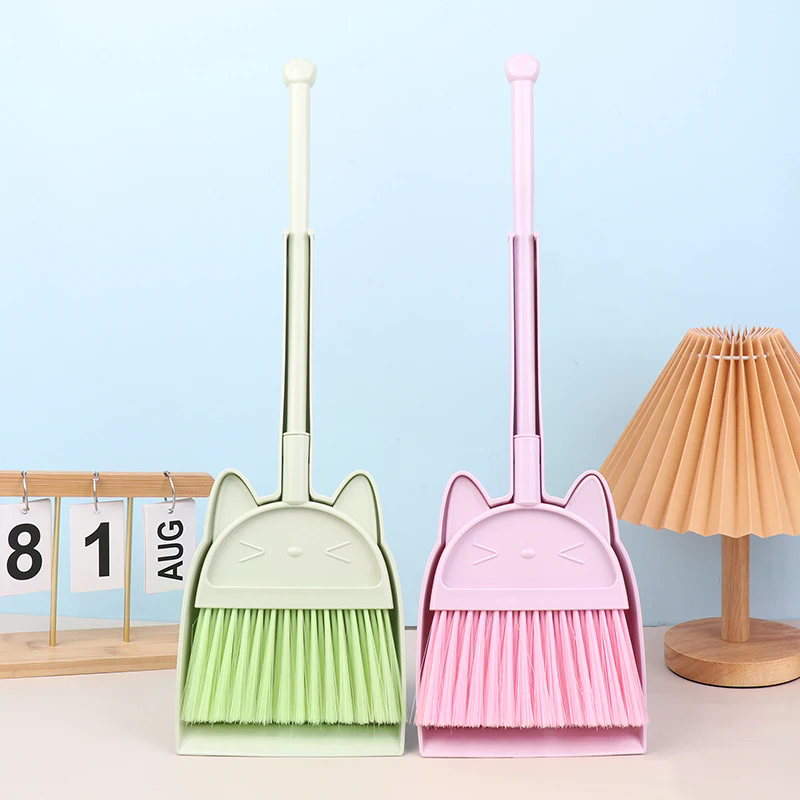 1 Set Cartoon Flexible Bristle - Kids Outdoor Broom review and price