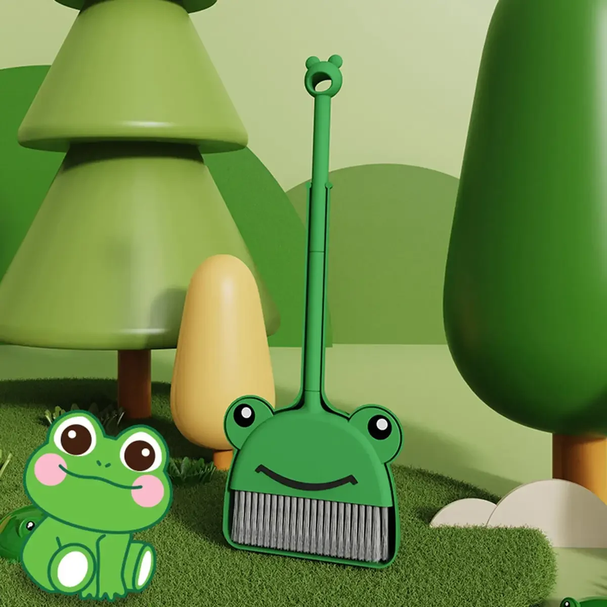 1 Set Mini Broom with Dustpan  - Kids Outdoor Broom review and price