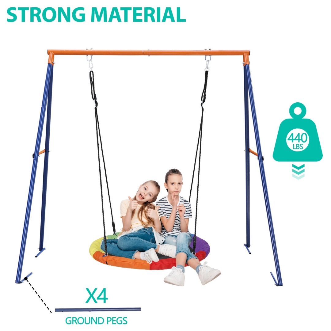 Swing Stand Frame Heavy Duty A - Kids Outdoor Furniture Set review and price