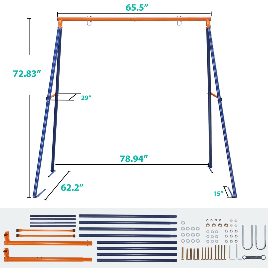 Swing Stand Frame Heavy Duty A - Kids Outdoor Furniture Set review and price